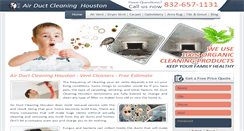 Desktop Screenshot of airduct-cleaninghouston.com